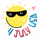 4 july, sun, sunshine, daytime, daylight 