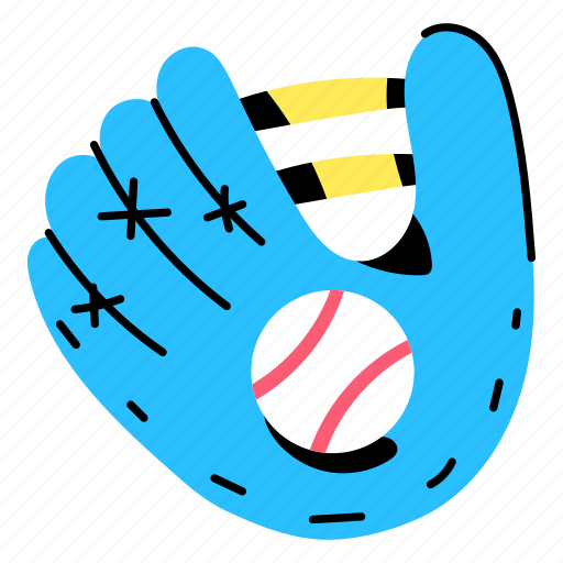 Sports globe, baseball glove, gauntlet, mitt, mitten sticker - Download on Iconfinder