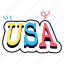 usa, letters, alphabets, usa independence, typography 