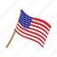 american, cartoon, flag, independence, july, pole, usa 