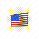 american, comics, flag, independence, july, pole, usa