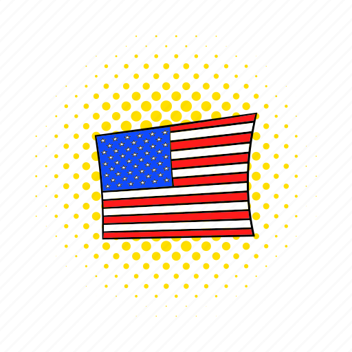 American, comics, flag, independence, july, pole, usa icon - Download on Iconfinder