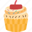 muffin, cupcake, dessert, bakery, food 