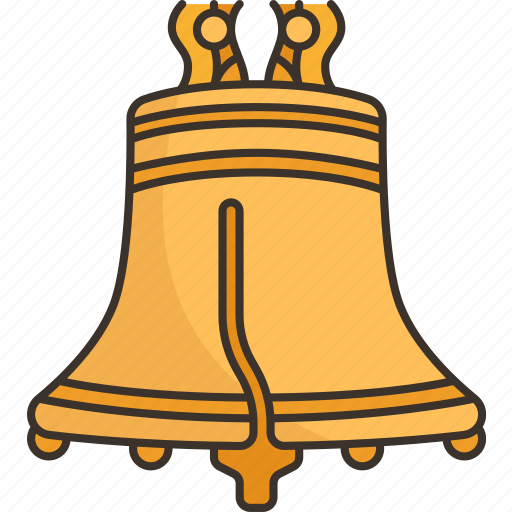 Liberty, bell, philadelphia, landmark, historical icon - Download on Iconfinder