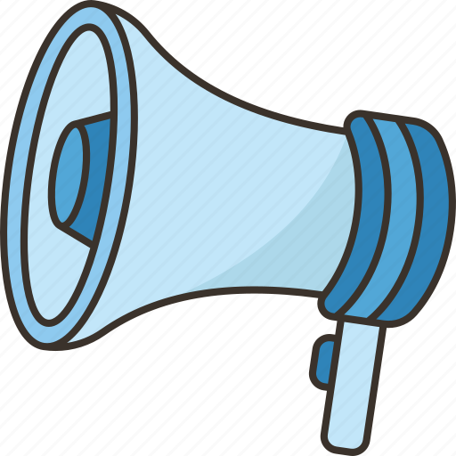 Megaphone, announce, promote, speaker, loud icon - Download on Iconfinder