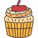 muffin, cupcake, dessert, bakery, food