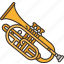 trumpet, music, orchestra, jazz, sound 