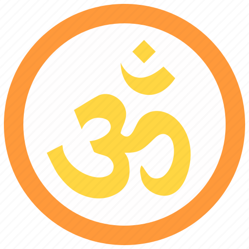 Asian, cultures, falth, hinduism, om, oriental icon - Download on Iconfinder