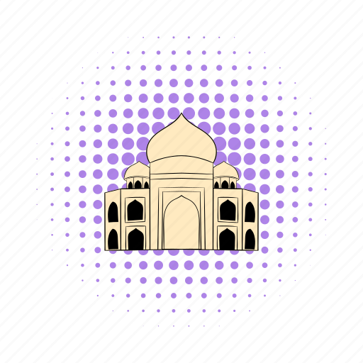 Agra, comics, dome, india, monument, palace, taj icon - Download on Iconfinder