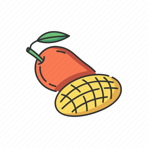Mango, tropical, exotic, vegetarian icon - Download on Iconfinder