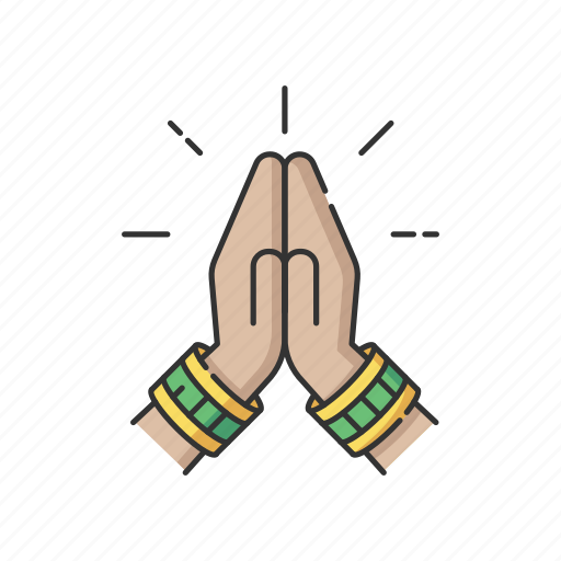Namaste, gesture, praying, religion icon - Download on Iconfinder