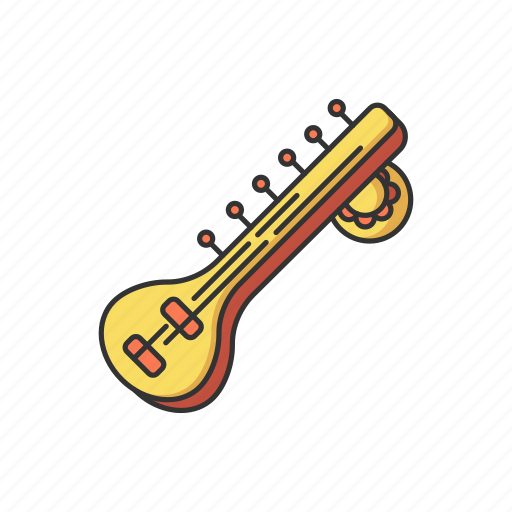 Sitar, string, guitar, folk icon - Download on Iconfinder