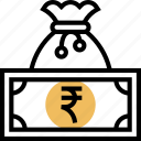 rupee, india, money, currency, economic