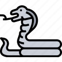 cobra, snake, serpent, animal, danger