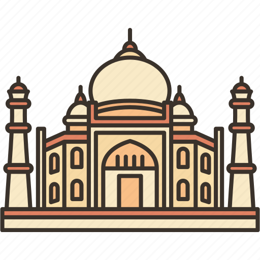 Taj, mahal, india, landmark, architecture icon - Download on Iconfinder