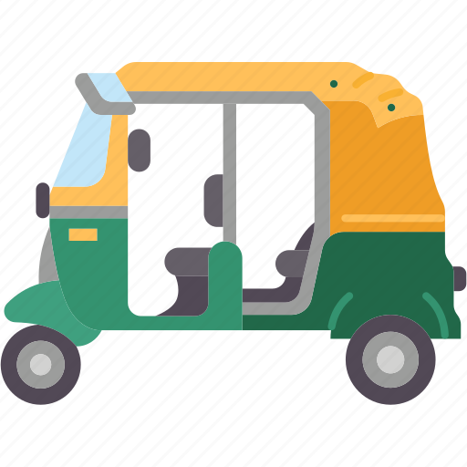 Rickshaw, motorbike, vehicle, transportation, public icon - Download on Iconfinder