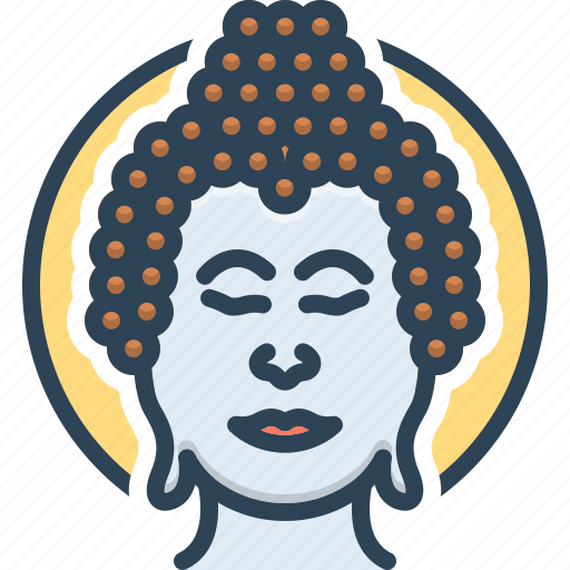 Buddha, meditate, buddhism, buddhist, enlightenment, tranquil, buddha purnima icon - Download on Iconfinder