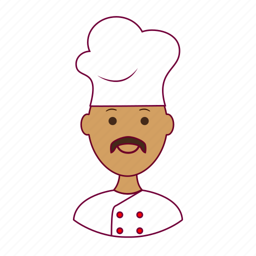 Chef, chefe de cozinha, india, indian man, job, profession, professional icon - Download on Iconfinder