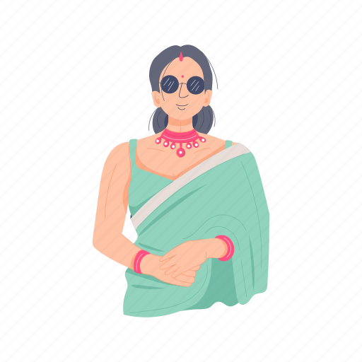 Indian woman, village women, young woman, indian housewife, indian lady icon - Download on Iconfinder