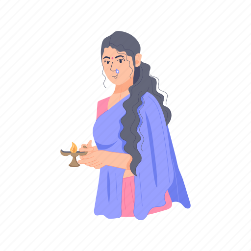 Indian woman, village women, young woman, indian housewife, indian lady icon - Download on Iconfinder