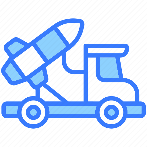 Rocket truck, van, vehicle, transport, travel, car icon - Download on Iconfinder