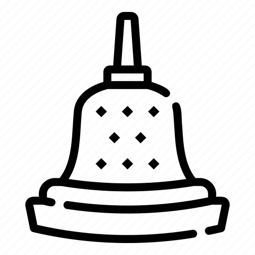 Borobudur, temple, buddhism, monument, indonesia icon - Download on Iconfinder
