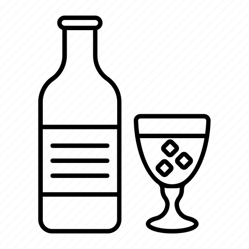Alcohol, bottle, glass, drink, beer, viski icon - Download on Iconfinder