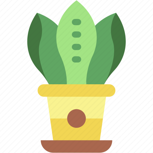 Snake, plant, indoor, pot, decoration, gardening icon - Download on Iconfinder