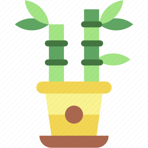 Bamboo, plant, pot, indoor, plants, house, botanical icon - Download on Iconfinder