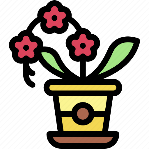 Orchid, indoor, plants, botany, gardening, decor, nature icon - Download on Iconfinder