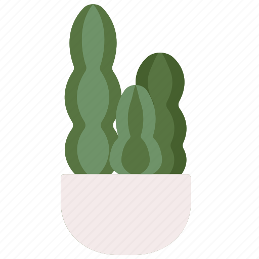 Blue, columnar, cactus, botanical, dry icon - Download on Iconfinder
