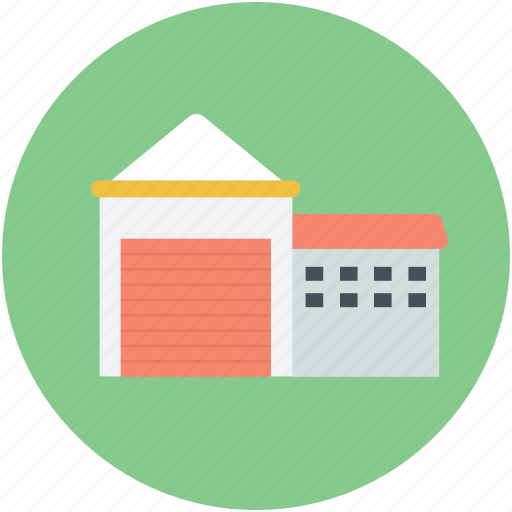 Building, factory unit, godwon, real estate, warehouse icon - Download on Iconfinder