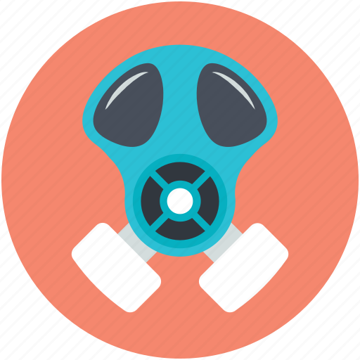 Danger, gas mask, respirator mask, safety mask, toxic icon - Download on Iconfinder