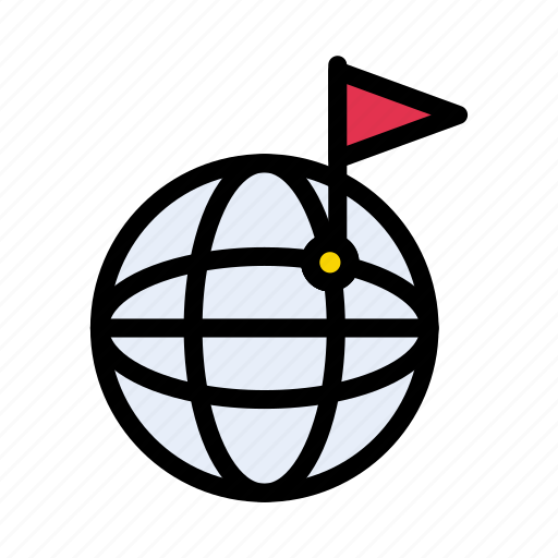 Flag, global, mark, sign, world icon - Download on Iconfinder