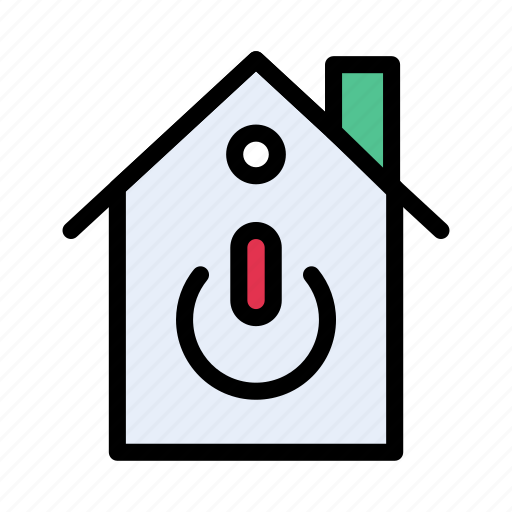 Building, home, house, power, switch icon - Download on Iconfinder