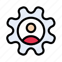 cogwheel, gear, industrial, setting, user