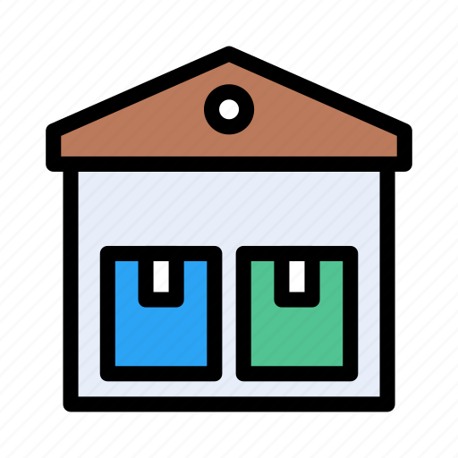 Carton, factory, industry, shipping, warehouse icon - Download on Iconfinder