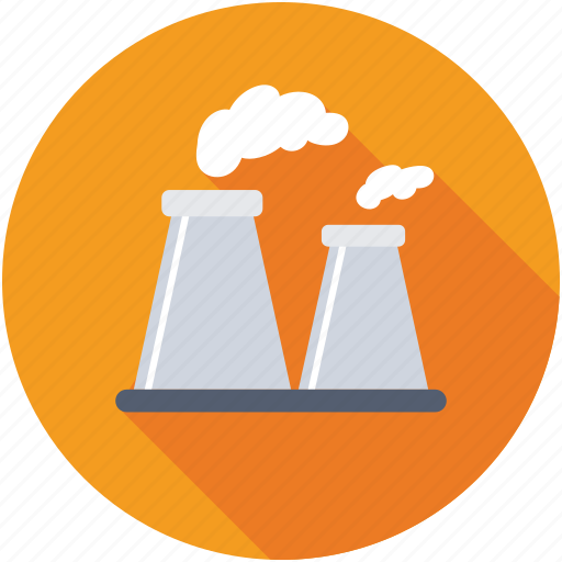Cooling tower, nuclear energy, nuclear plant, power plant, power station icon - Download on Iconfinder