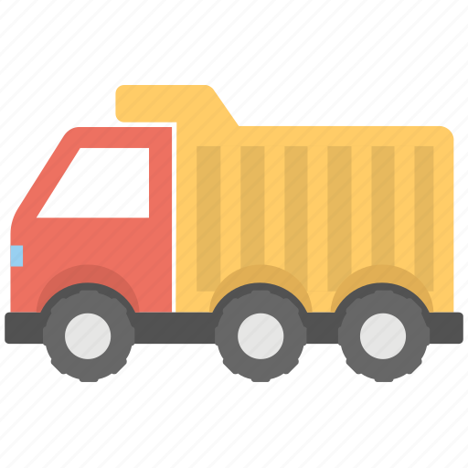 Construction truck, dump truck, transport, truck, vehicle icon - Download on Iconfinder