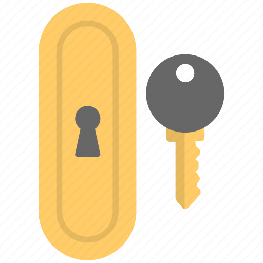Door key, door lock, house key, key, keyhole icon - Download on Iconfinder