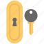 door key, door lock, house key, key, keyhole 