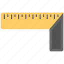 architect ruler, measuring tool, scale, square ruler, try square