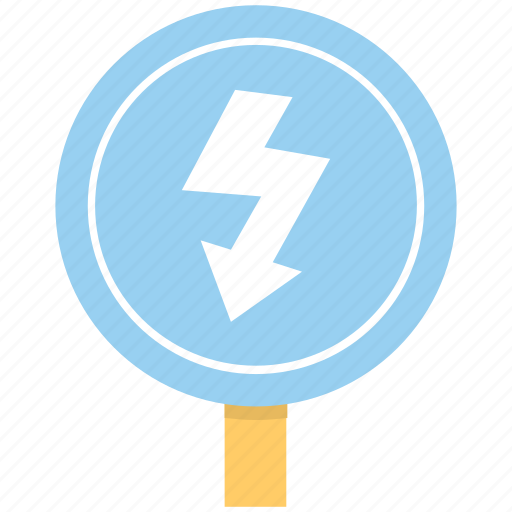 Caution, electric sign, high voltage, voltage warning, warning sign icon - Download on Iconfinder