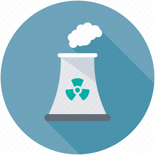 Cooling tower, nuclear energy, nuclear plant, power plant, power station icon - Download on Iconfinder
