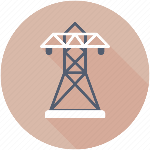 Electric pylon, electricity, power mast, power tower, transmission tower icon - Download on Iconfinder