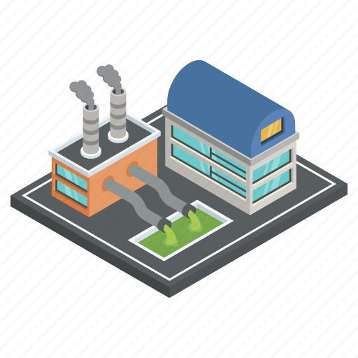 Manufactory, factory, industry, mill, manufacturing plant icon - Download on Iconfinder