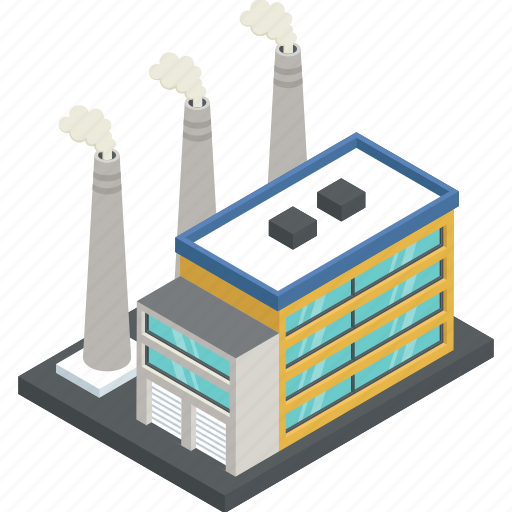 Factory, industry, mill, manufacturer, production plant icon - Download on Iconfinder