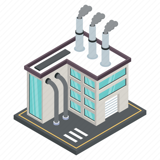Factory, industry, mill, manufacturing area, production plant icon - Download on Iconfinder