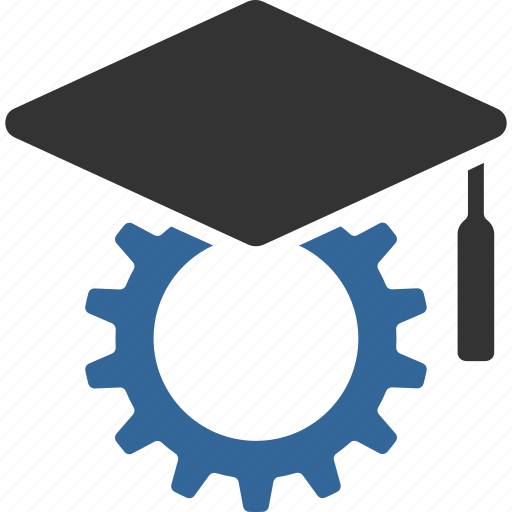 Education, engineering, technology, gear, graduation, knowledge, university icon - Download on Iconfinder