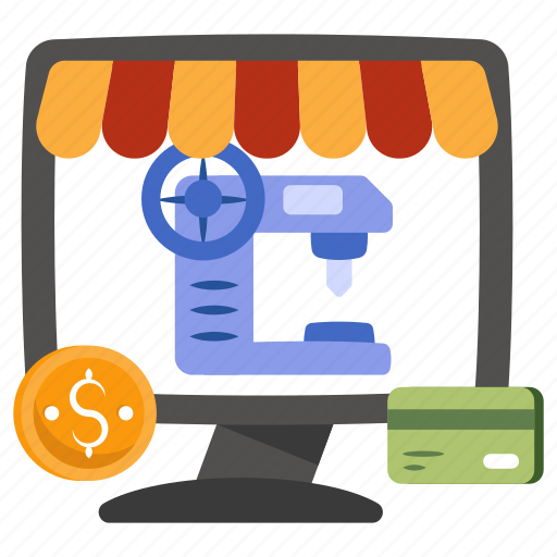 Buy machine online, online shop, online store, eshop, estore icon - Download on Iconfinder